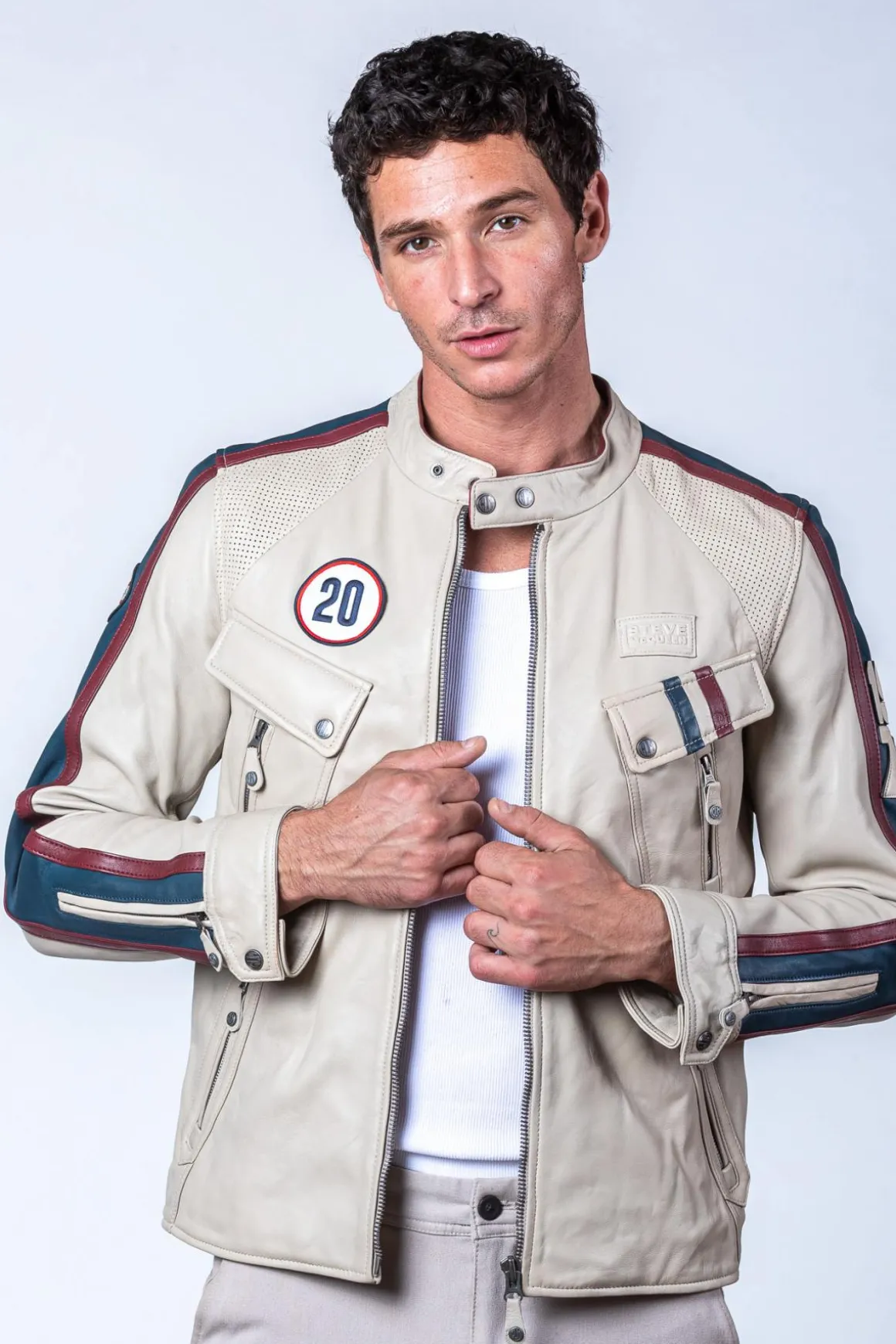 Blouson Homme Steve Mcqueen August Ecru