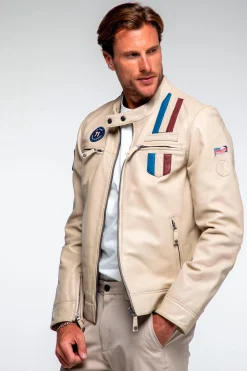 Blouson Homme Steve Mcqueen Austin Ecru