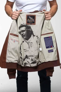 Blouson Homme Steve Mcqueen Burt Sheep Steve Mcqueen Crown Tortoise Zz40
