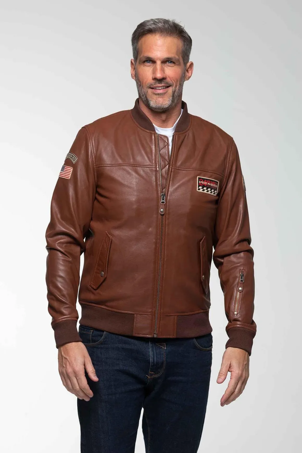 Blouson Homme Steve Mcqueen Burt Sheep Steve Mcqueen Crown Tortoise Zz40