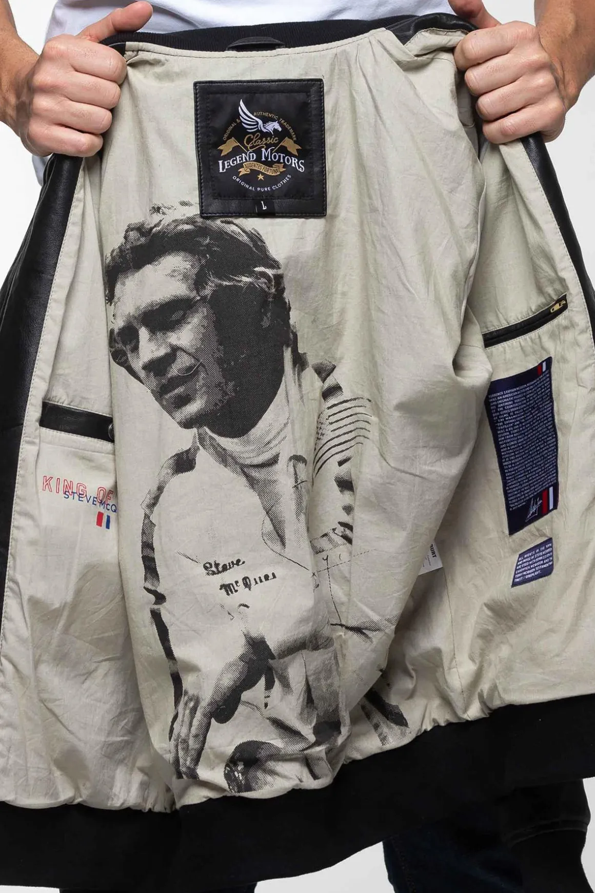 Blouson Homme Steve Mcqueen Burt3 Noir
