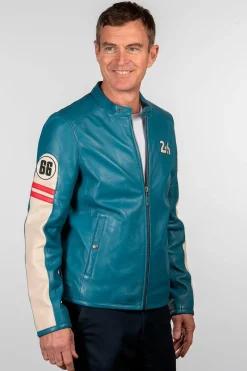 Blouson Homme Steve Mcqueen Colin Bleu Mallard