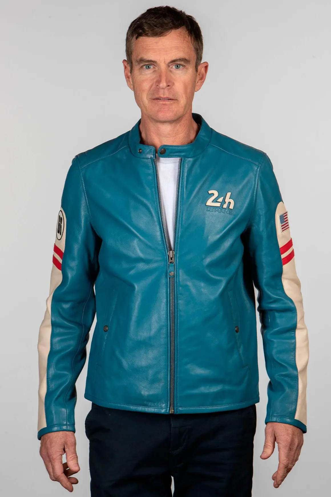 Blouson Homme Steve Mcqueen Colin Bleu Mallard
