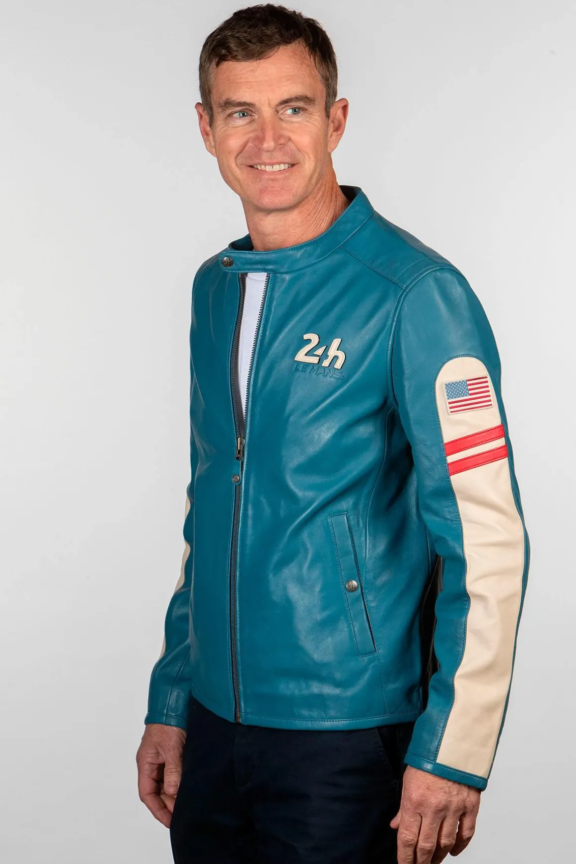 Blouson Homme Steve Mcqueen Colin Bleu Mallard