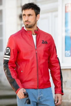 Blouson Homme Steve Mcqueen Colin Red Pepper