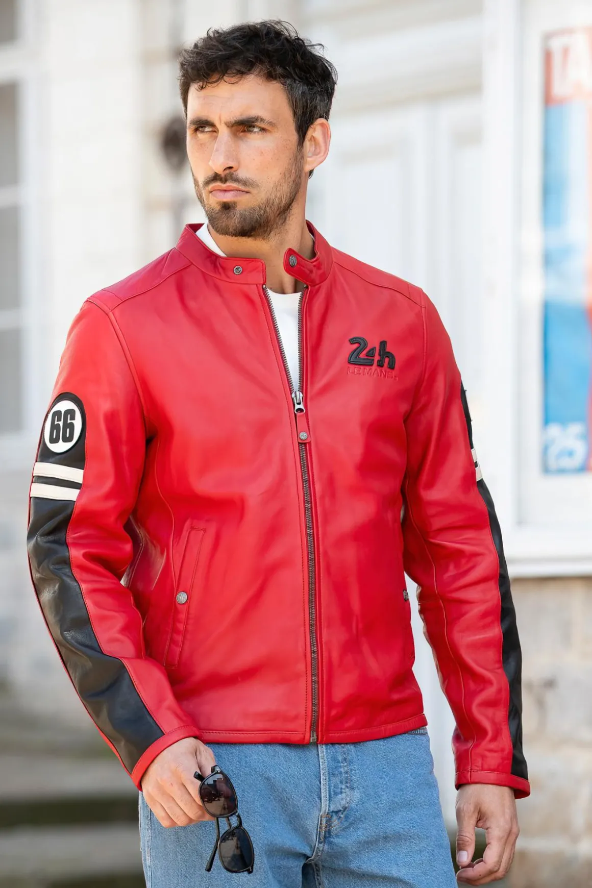 Blouson Homme Steve Mcqueen Colin Red Pepper