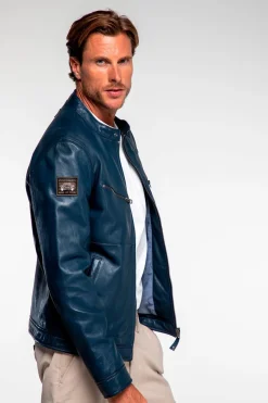 Blouson Homme Steve Mcqueen Cincinnati Royal Blue