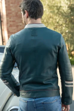Blouson Homme Steve Mcqueen Clint Petrol