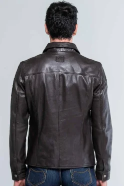 Blouson Homme Steve Mcqueen Charlie3 Dark Brown
