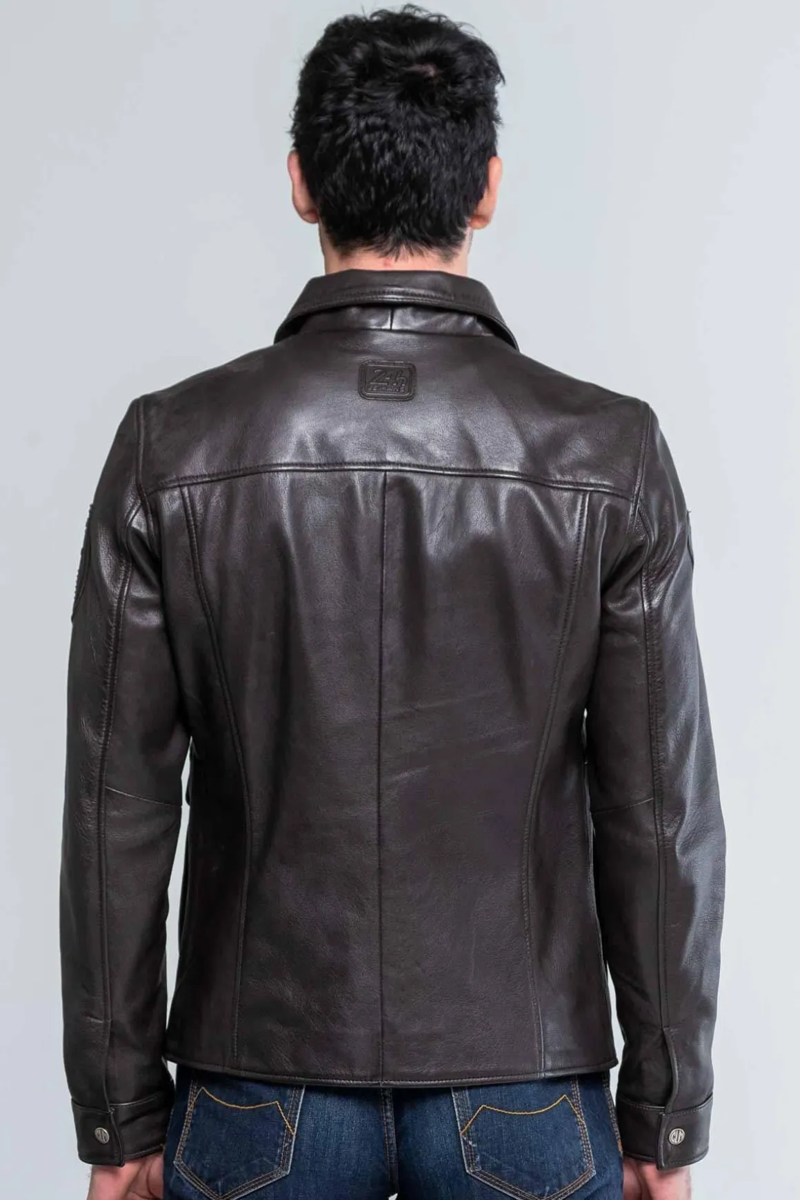 Blouson Homme Steve Mcqueen Charlie3 Dark Brown