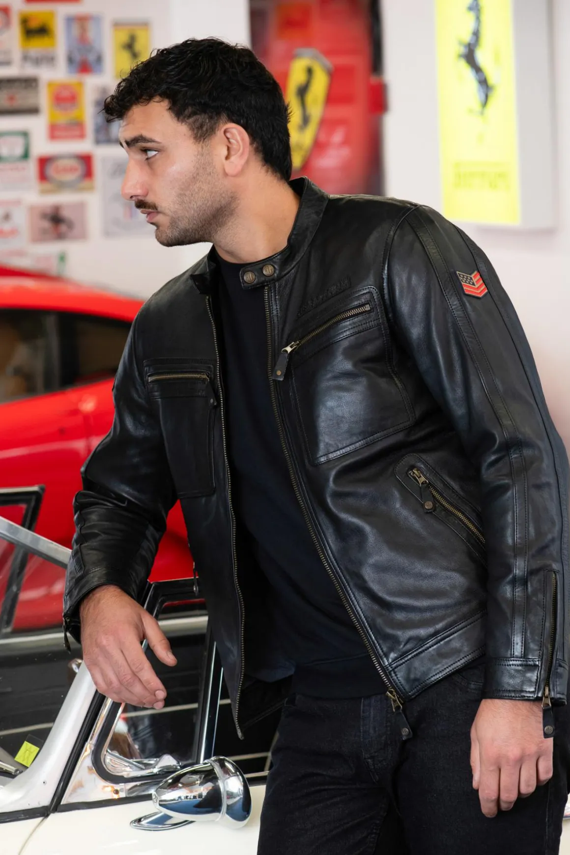 Blouson Homme Steve Mcqueen Dennis3 Black