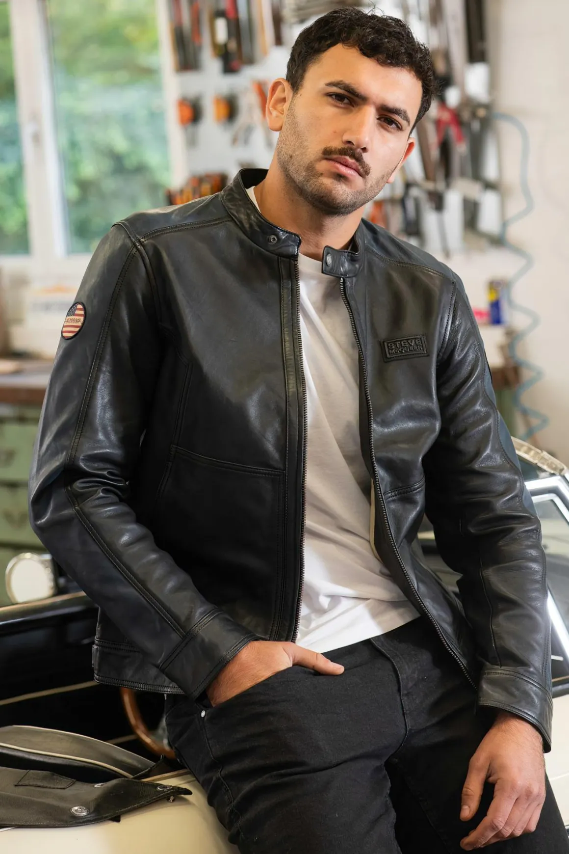 Blouson Homme Steve Mcqueen Ellis2 Black
