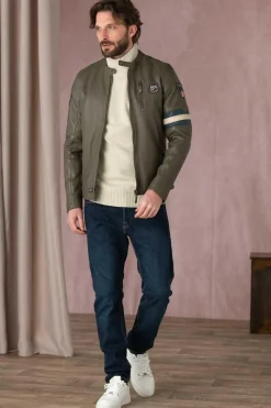Blouson Homme Steve Mcqueen Gary Sheep Crown Khaki