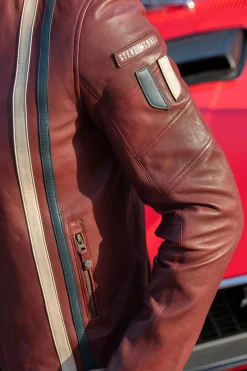Blouson Homme Steve Mcqueen Gus5 Dark Red
