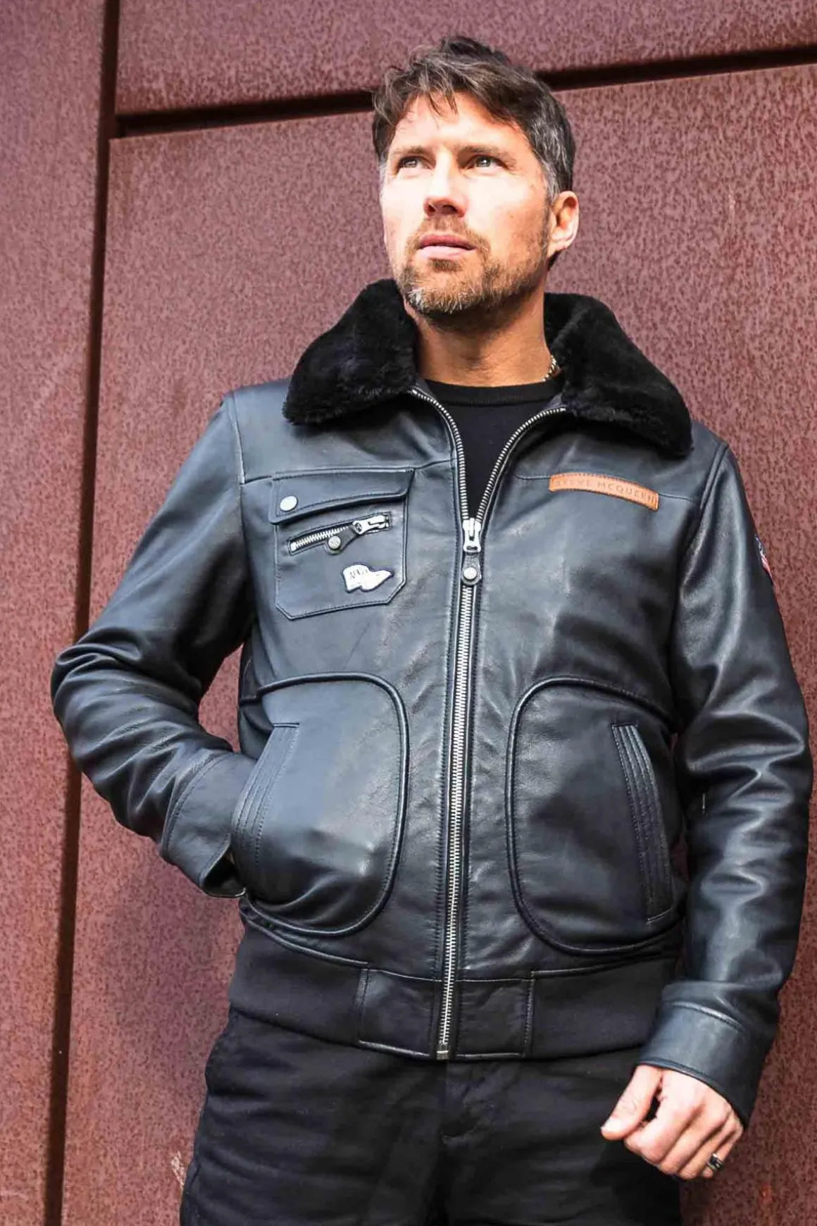 Blouson Homme Steve Mcqueen Gavin Black