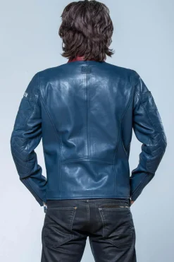 Blouson Homme Steve Mcqueen Gus5 Royal Blue