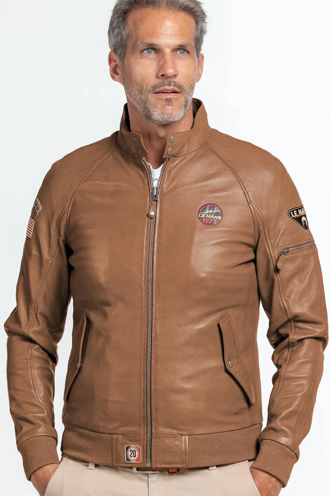 Blouson Homme Steve Mcqueen Harry Sheep Steve Mcqueen Crown Tortoise Zz40