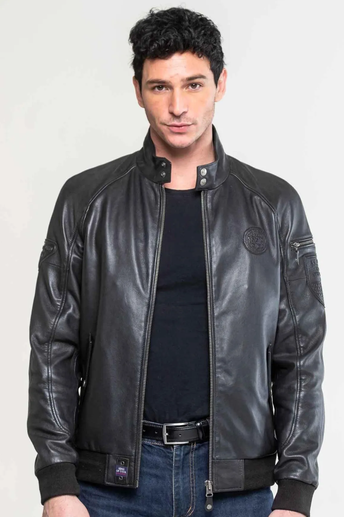 Blouson Homme Steve Mcqueen Harry3 Noir