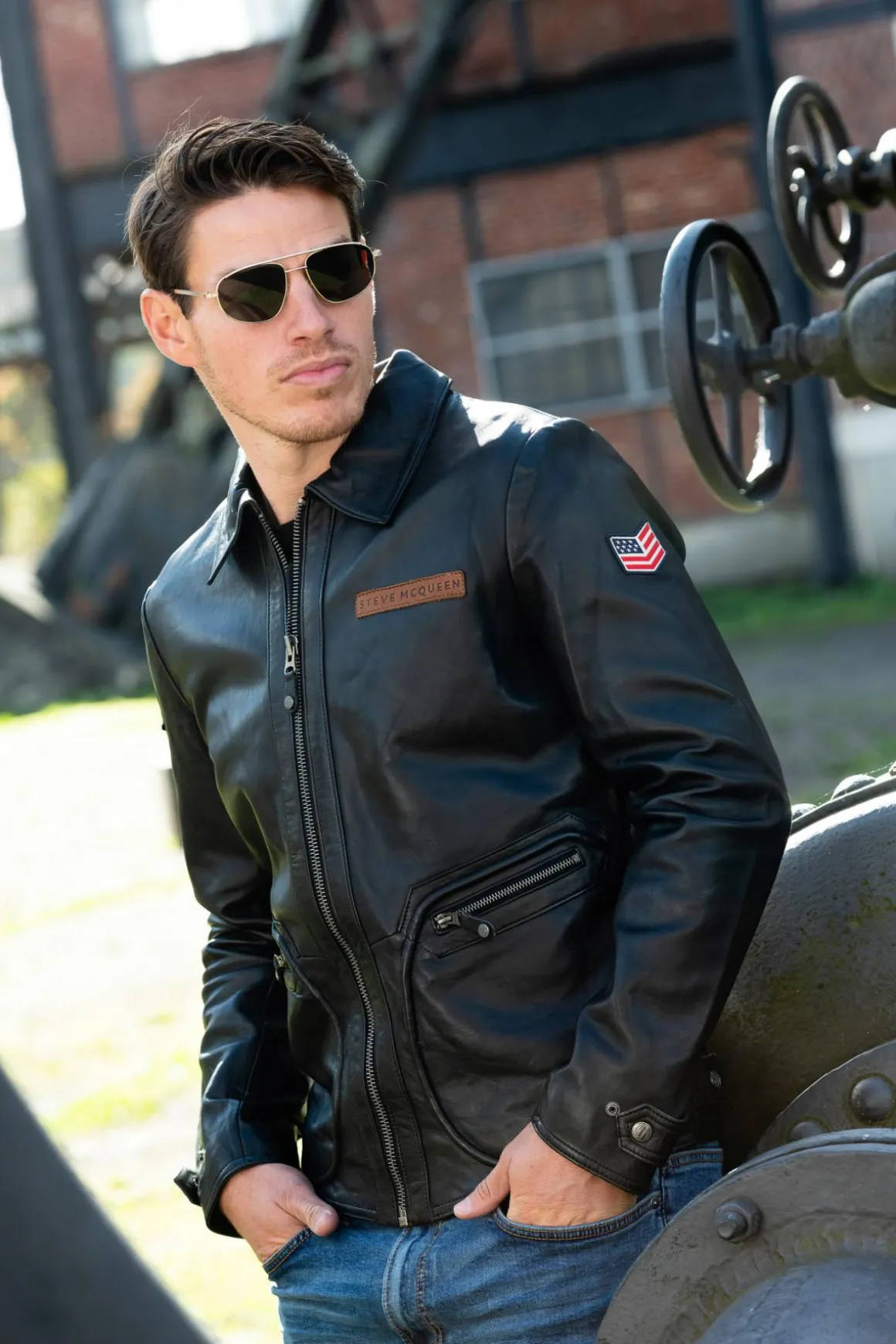 Blouson Homme Steve Mcqueen Joshua Black