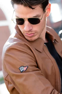 Blouson Homme Steve Mcqueen Joshua Tobacco