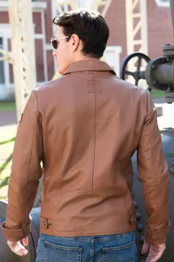 Blouson Homme Steve Mcqueen Joshua Tobacco