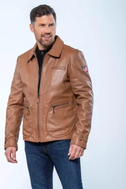 Blouson Homme Steve Mcqueen Joshua Tobacco