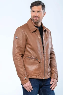 Blouson Homme Steve Mcqueen Joshua Tobacco