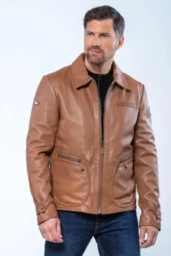 Blouson Homme Steve Mcqueen Joshua Tobacco
