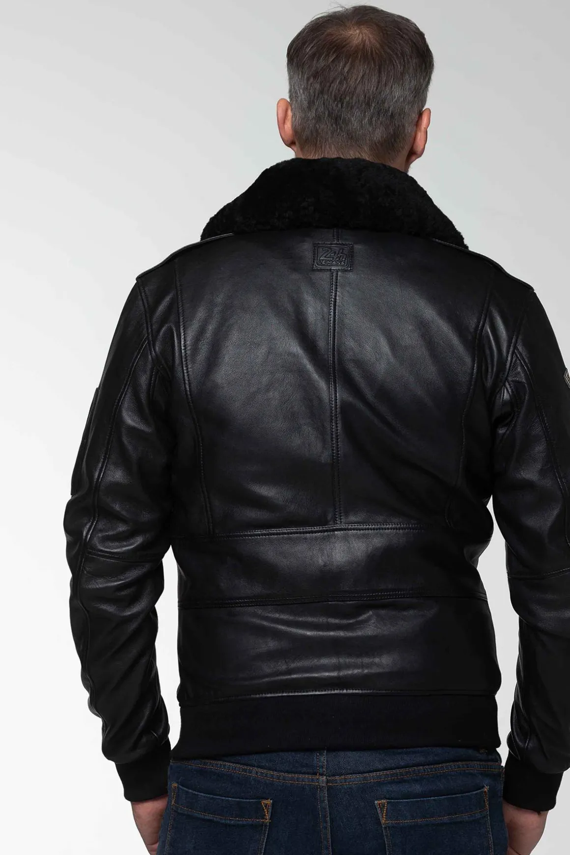 Blouson Homme Steve Mcqueen John Sheep Steve Mcqueen Crown Noir