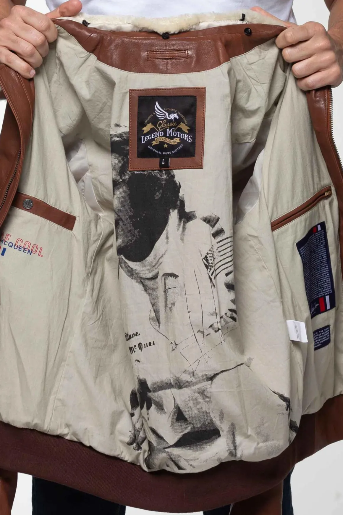 Blouson Homme Steve Mcqueen John Sheep Crown Tortoise