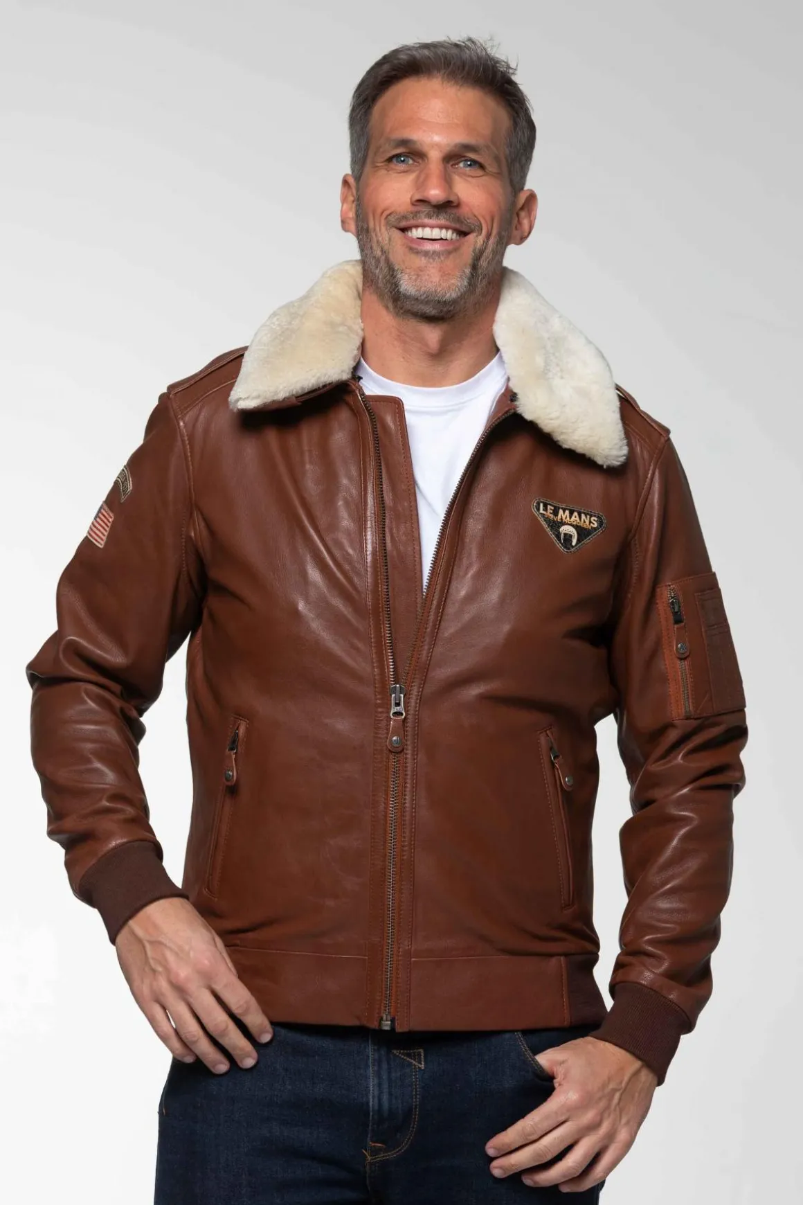 Blouson Homme Steve Mcqueen John Sheep Crown Tortoise