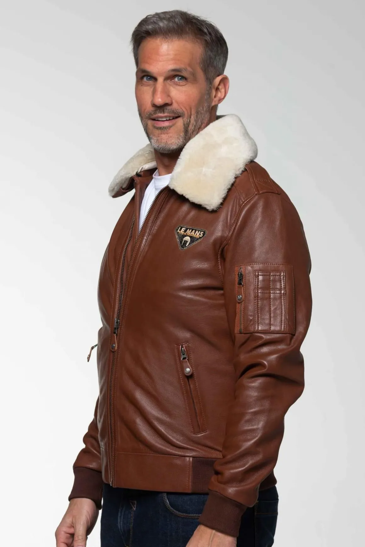 Blouson Homme Steve Mcqueen John Sheep Crown Tortoise