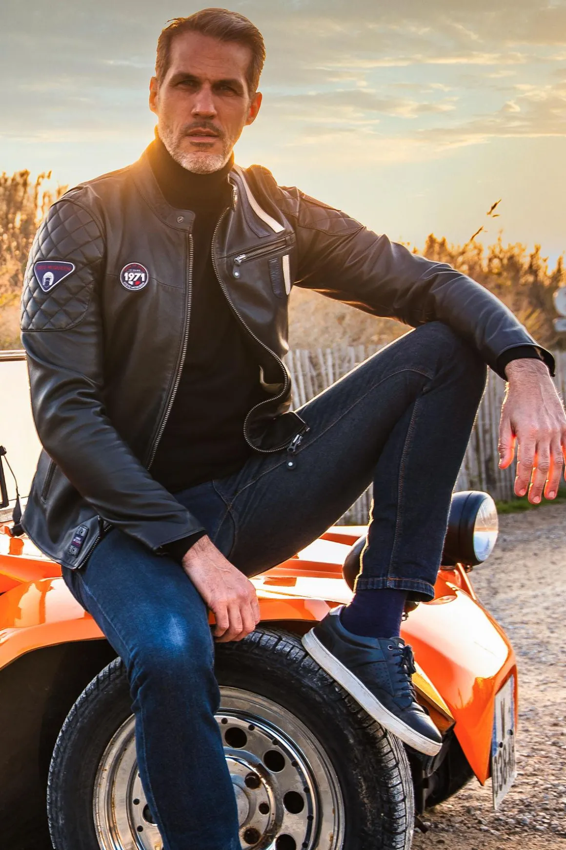 Blouson Homme Steve Mcqueen Lenny3 Black