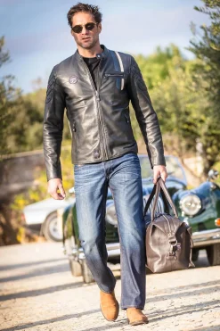 Blouson Homme Steve Mcqueen Lenny3 Black