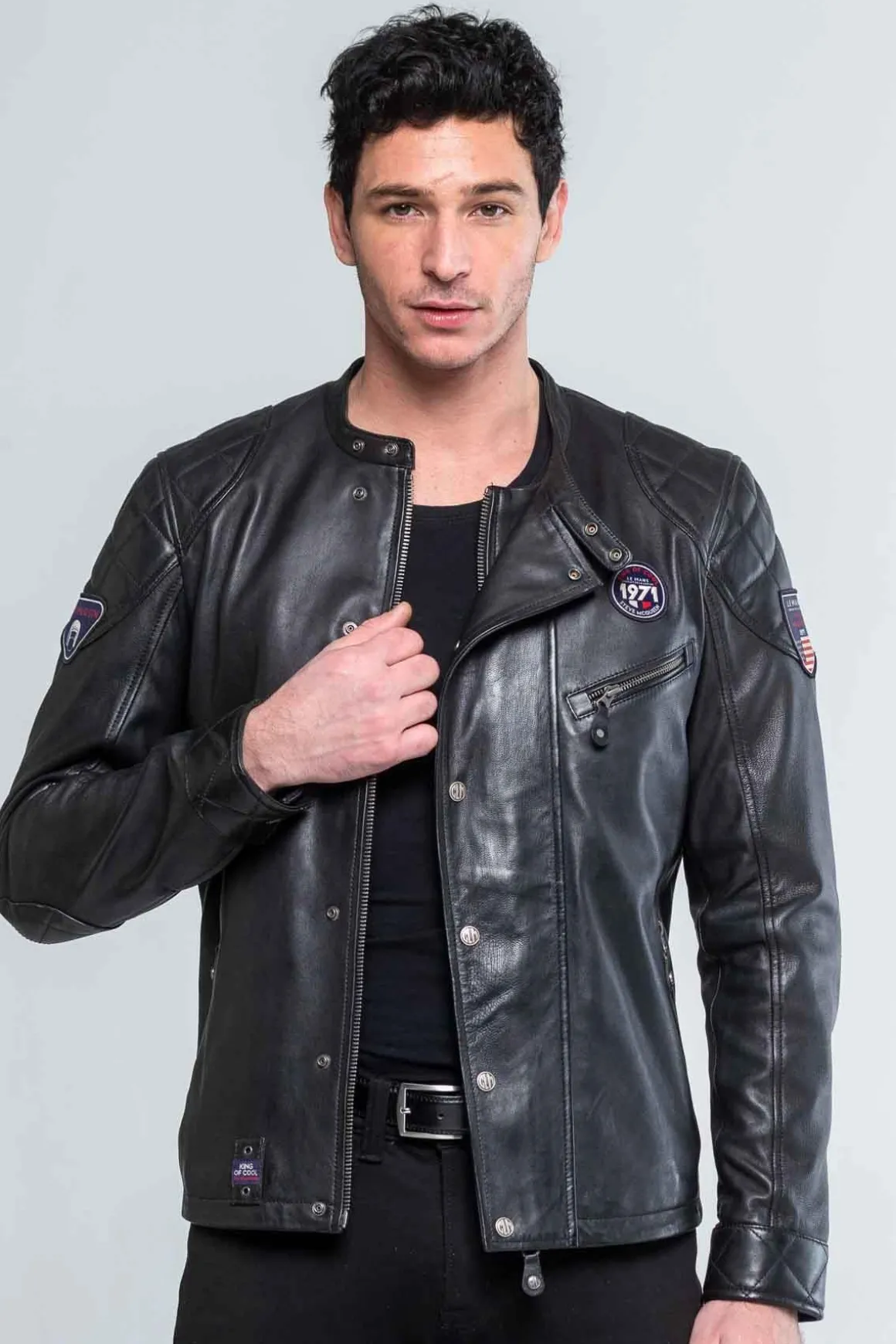 Blouson Homme Steve Mcqueen Luke Noir