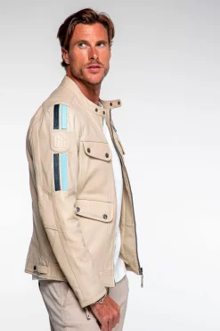 Blouson Homme Steve Mcqueen Lagache Ecru