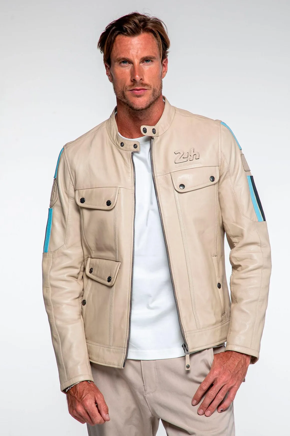 Blouson Homme Steve Mcqueen Lagache Ecru