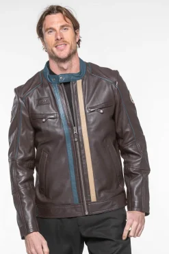 Blouson Homme Steve Mcqueen Liam2 Dark Brown