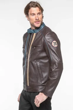 Blouson Homme Steve Mcqueen Liam2 Dark Brown