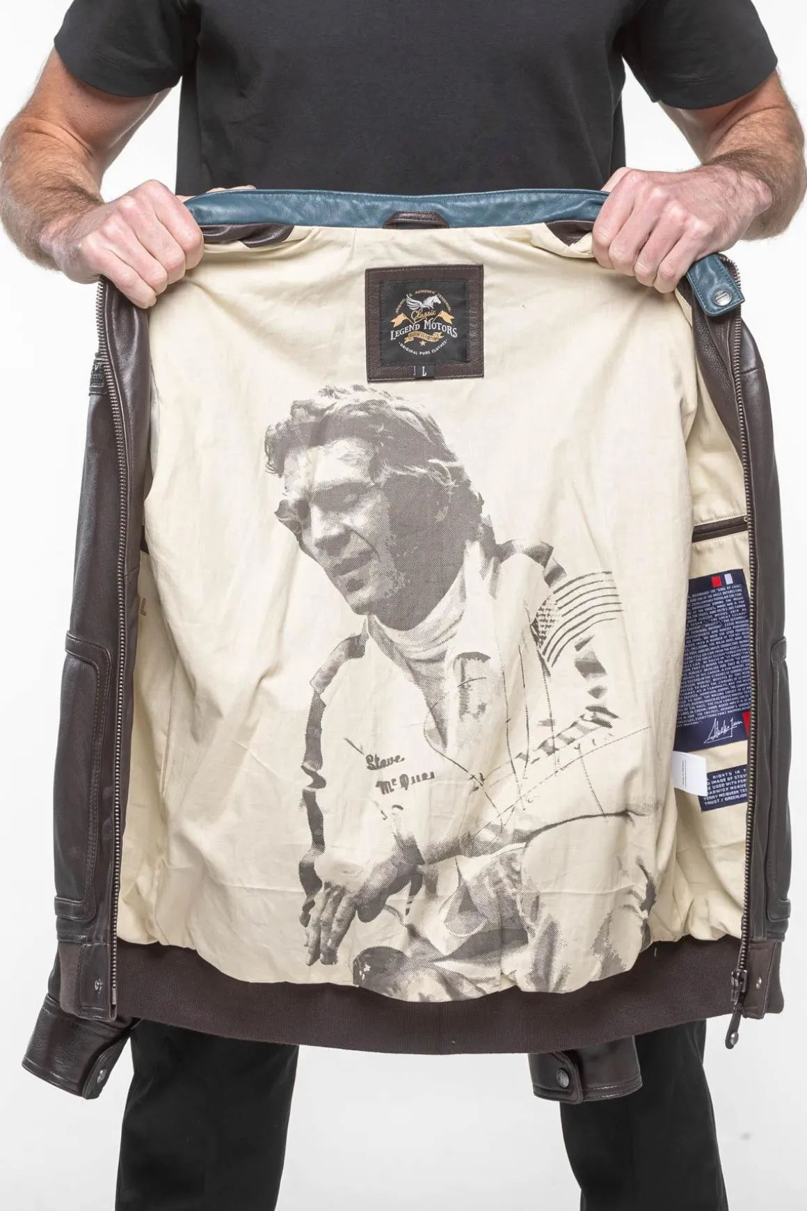 Blouson Homme Steve Mcqueen Liam2 Dark Brown
