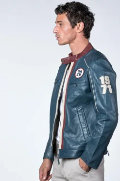 Blouson Homme Steve Mcqueen Liam Royal Blue