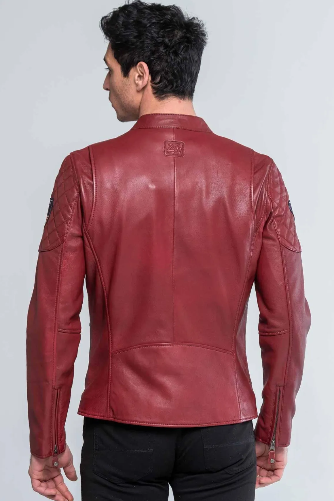 Blouson Homme Steve Mcqueen Lenny3 Dark Red