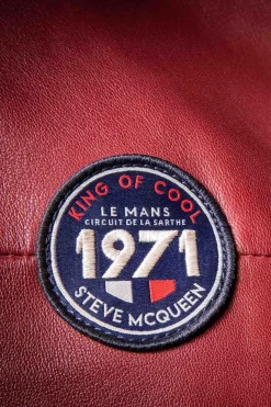 Blouson Homme Steve Mcqueen Lenny3 Dark Red