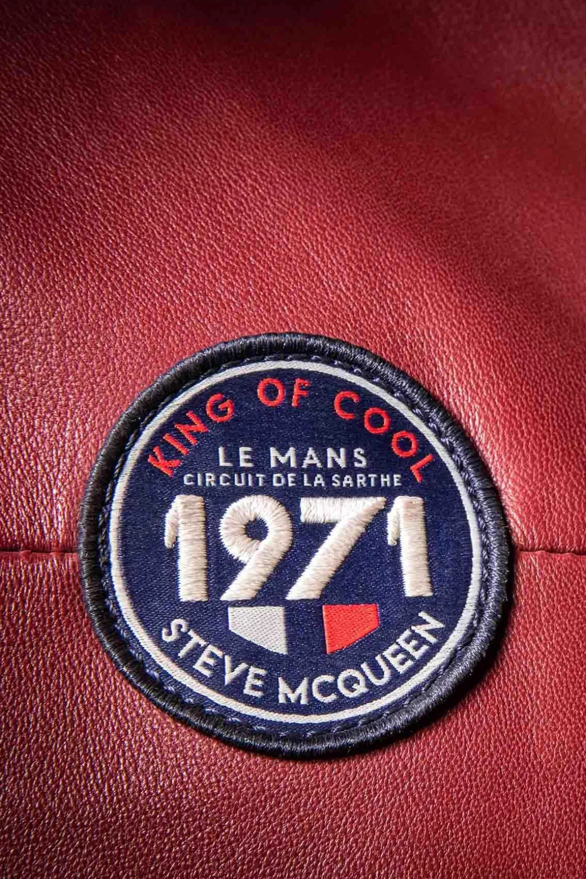 Blouson Homme Steve Mcqueen Lenny3 Dark Red