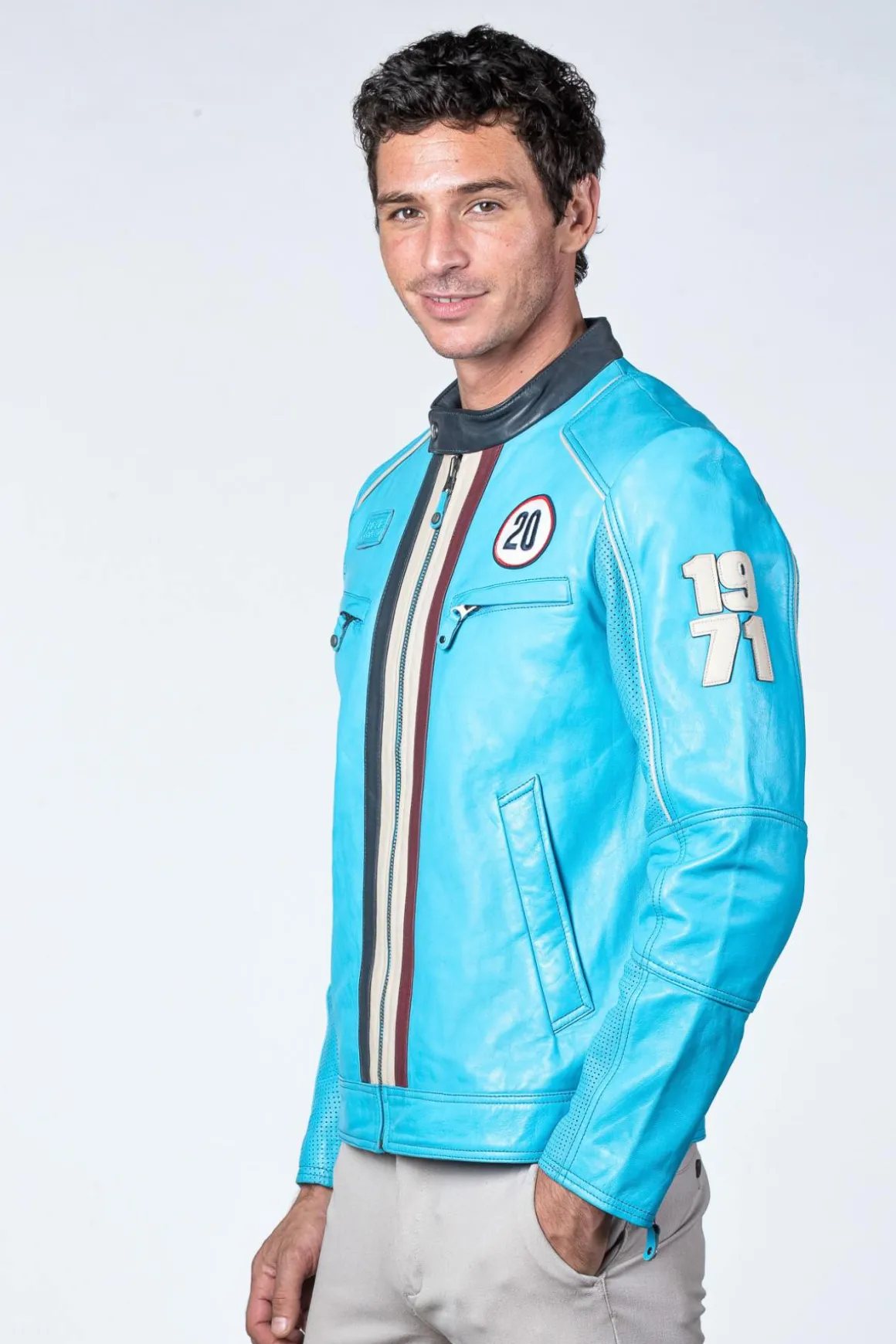 Blouson Homme Steve Mcqueen Liam Norse Blue