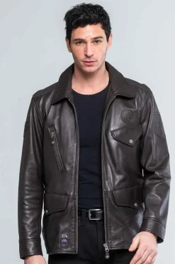Blouson Homme Steve Mcqueen Sedwick3 Dark Brown