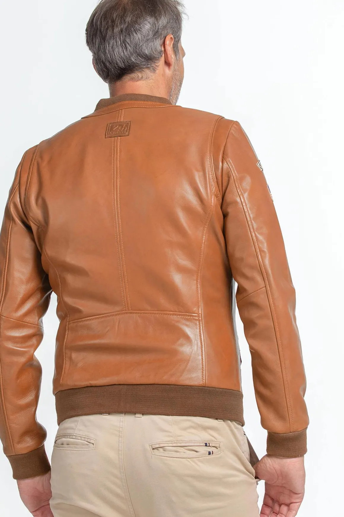 Blouson Homme Steve Mcqueen Stan Sheep Steve Mcqueen Crown Havane Zz40