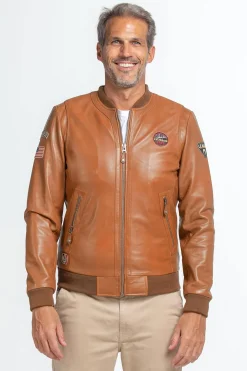 Blouson Homme Steve Mcqueen Stan Sheep Steve Mcqueen Crown Havane Zz40