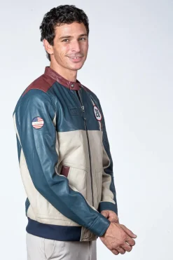 Blouson Homme Steve Mcqueen Titus Royal Blue