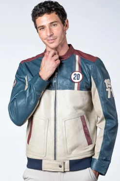 Blouson Homme Steve Mcqueen Titus Royal Blue